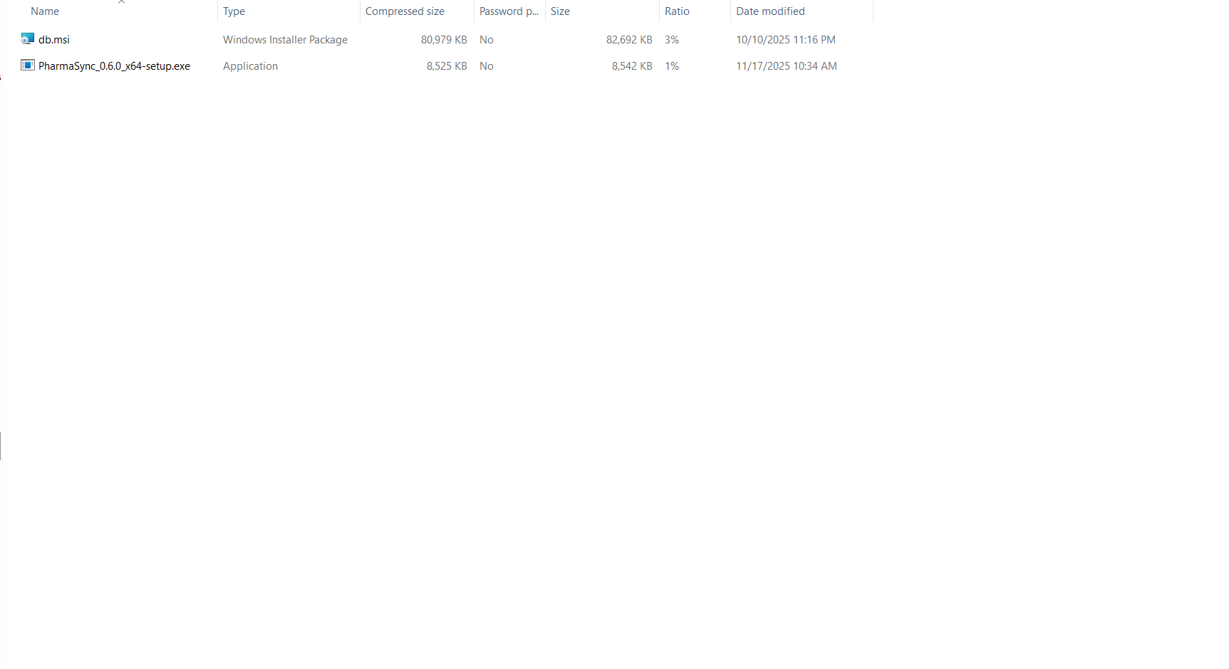 محتويات حزمة التثبيت